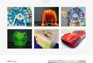   2021-05-11蓝色响应式3D打印设备公司网站模板源码 自适应手机端+程序后台/安装版