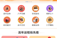 D1706 全新UI风水起名塔罗占卜星座运势测算网站源码
