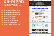   2021-08-06【RiPro子主题】小八子主题v8.1，极致美化，功能超乎所想