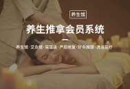 纳客养生会所会员卡管理系统收银软件艾灸馆采耳店产后修复小儿推拿针灸按摩洗浴足疗充值计次消费积分一体机saas账号出售